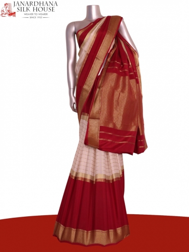 Pure Mysore Crepe Silk Saree